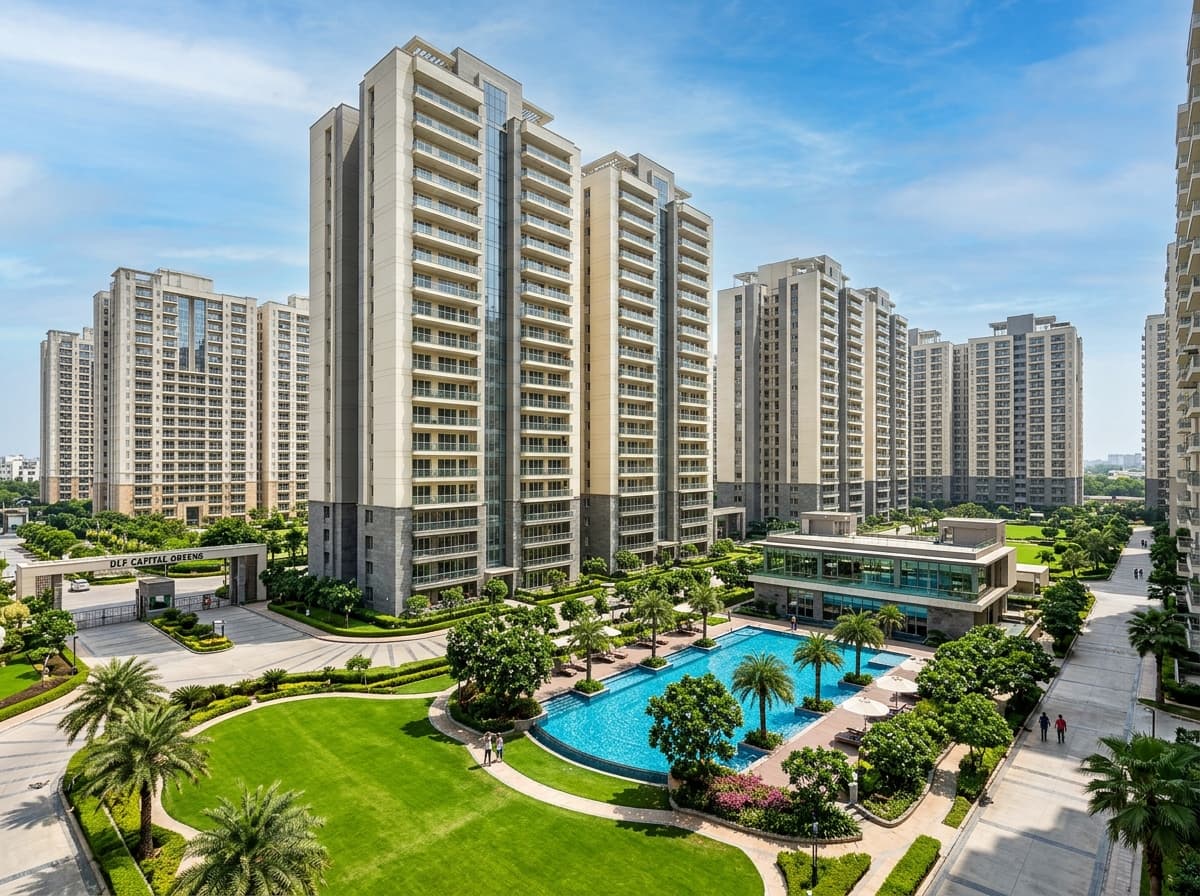 DLF Capital Greens 2 & 3 BHK Ready-to-Move Flats in Karampura / Moti Nagar